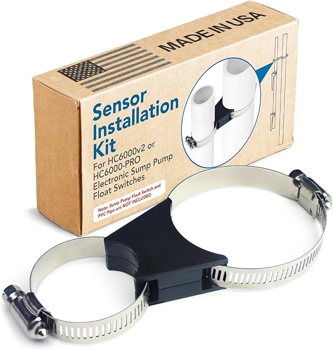 Sensor Installation Kit for HC6000V2 & HC6000 For Float Switches - Eliminates Stray Paths, Prevents False Triggers from High Iron & Mineral Content Water - 3/4 PVC Pipe Not Included