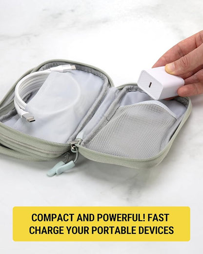 Scosche SHPDC20 PowerVolt 20W Power Delivery USB-C Home Wall Charger Block, Fast Charging Adapter Plug Compatible with Apple iPhone 16/15/14/13/12 Series, iPad and Type-C Android Cell Phone, White