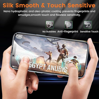 Lesakit 3+3 Pack Privacy Screen Protector for iPhone 16e 6.1-Inch with 3 Pack Camera Lens Protector, Anti Spy Tempered Glass Film 9H Hardness Bubble Free Case Friendly