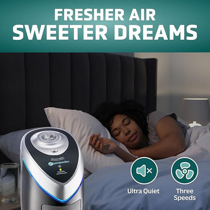GermGuardian Air Purifier for Home with HEPA Pure Filter, for Wildfire Smoke, Pet Dander, Pollen, Odors, Large Rooms up to 743 Sq. Ft., Removes 99.97% Pollutants, UV-C, 2-Pack, 22