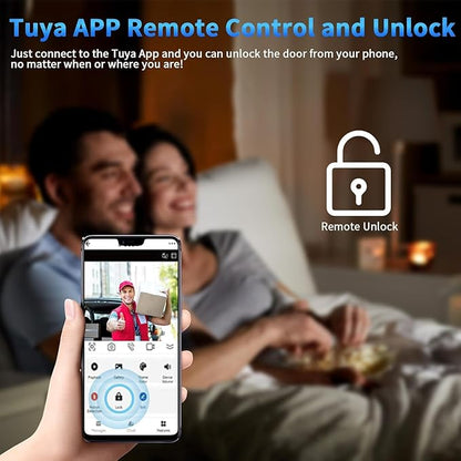 Wired Video Doorbell Intercom with 1080P Video Entry Doorphone Door Camera,10 Inch Touch Monitor,TUYA Wireless Smart Home Video Intercom Door Phone Kits for Villa Apartment (1 Bell +4 Monitor)
