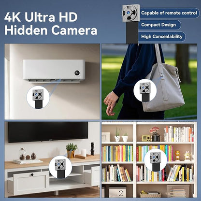 Real Ultra 4K HD Hidden Mini DIY Camera,Tiny Security Cam Motion Detection