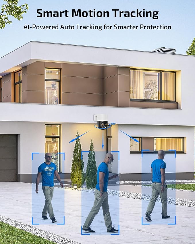 4K Wired Security Camera System, Outdoor PoE Video Surveillance System