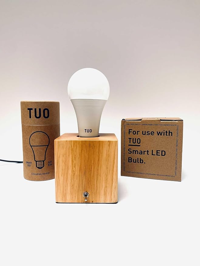 TUO Bundle - Shadeless Lamp and Circadian Sunrise Simulation Smart LED Light Bulb