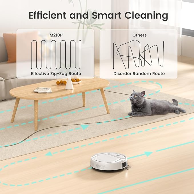 Lefant Robot Vacuums, 2200Pa Strong Suction, 120 Min Runtime