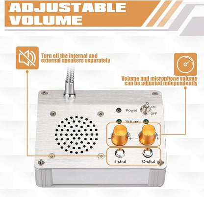 Retekess TW104 Two Way Intercom, Full Duplex Intercom System | for Dining Car, Indoor, Hospital, Office, Two-Way Communication,Full Duplex,Support Recording