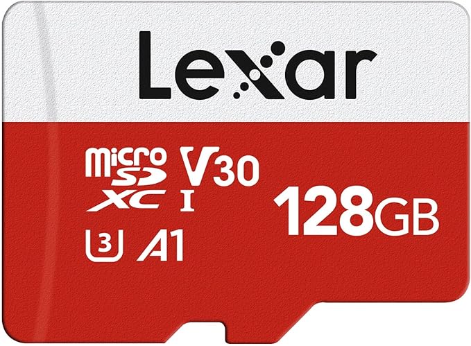 Lexar E-Series 128GB Micro SD Card microSDXC UHS-I Flash Memory Card