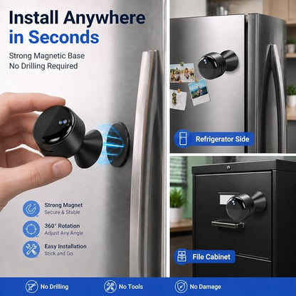 4K Mini Indoor Security Camera Wirless Nanny Cam with 60-Days Battery Life