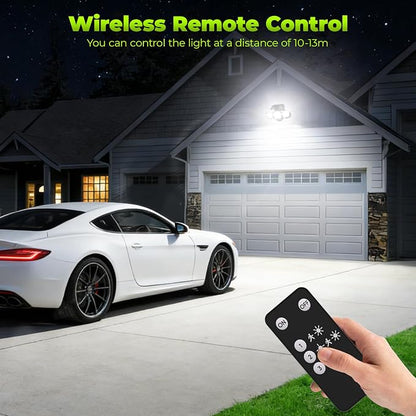 Solar Motion Sensor Outdoor Lights with 3 Modes