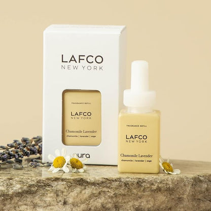LAFCO New York Pura Smart Device Refill, Chamomile Lavender - Pack of 2 - Vial Delivers Up to 2 Weeks of Fragrance Life - Made in the USA