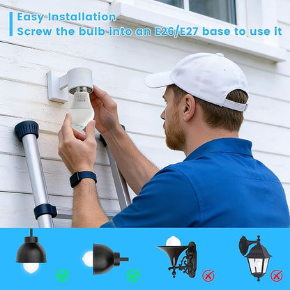 Motion Sensor LED Bulbs with Auto Dusk/Dawn, 13W 1100LM 5000K Daylight, A19 E26 Smart PIR Sensor Lightbulb Outdoor Security Light for Garages Porches Patio Entrances, 100W Equivalent, 2 Pack