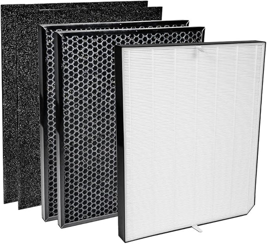 AIRDOCTOR AD3000 / AD3500 Fits Both Models Genuine Filter Replacements - One Year Combo Pack Includes: 1 UltraHEPA & 2 Carbon/Gas Trap/VOC & Pre-Filters (AD3500 / AD3000 One Year Combo Pack)