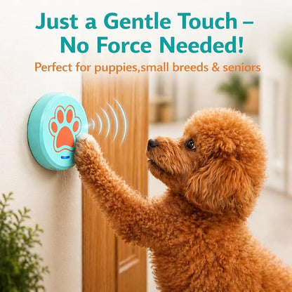 ChunHee Bells for Dog Training to Go Outside - Dog Door Bell with 36 Custom Sounds | Bell for Dogs to Ring to Go Potty | 5 Adjustable Volume(0-115dB) | Teach Puppies to Signal to Go Outside