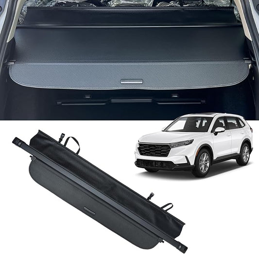 AUXKO Retractable Cargo Cover for Honda CRV 2023-2026, Trunk Cover Shade Cover for 2025 2026 Honda CRV, Shielding Shade Anti-Peeping Luggage Privacy Screen,Carbon Fiber(NOT for Sport Touring Hybrid)
