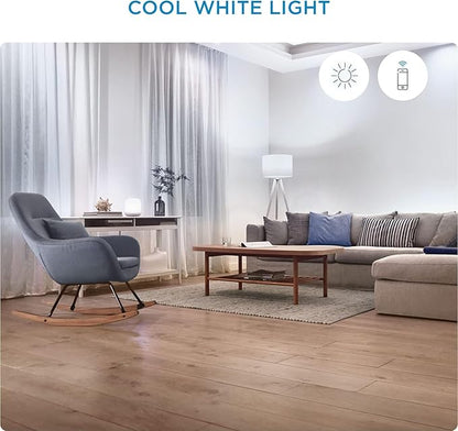 WiZ Connected 65W Eq.(7.2W) BR30 Daylight (5000K) LED Smart Bulb - Pack of 2 - 650 Lumen- E26 - Indoor - Connects to Your Existing Wi-Fi - Control with Voice or App - Activate with Motion