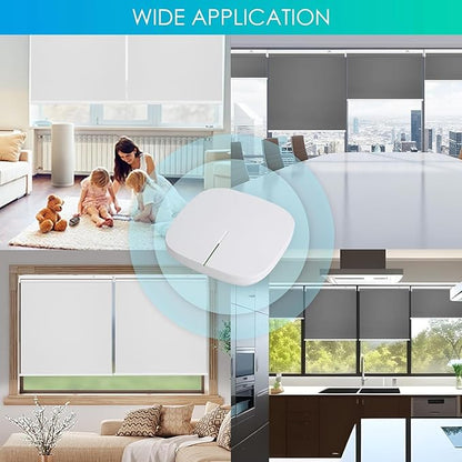 Allesin Smart WiFi Bridge for Motorized Blinds, Compatible with Tuya App, Alexa, Google Assistant, Wi-Fi 2.4GHz (Only Compatible with Allesin Motorized Blinds)
