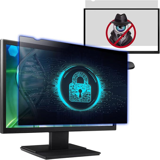 Computer Privacy Screen Filter for 23 Inch 16:9 Widescreen Monitor, Anti-Spy/Anti Glare Protector Office Accessories - WxH: 20 1/16" x 11 5/16" (509mm x 286mm)