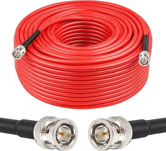 XRDS 150FT SDI Cable, 12G 75ohm RG6 BNC Supports HD-SDI/3G/6G/4K for Video Security Camera