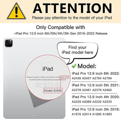 FILMEXT Magnetic iPad Pro 12.9 Privacy Screen Protector M1 M2 2022 2021 2018, Removable & Reusable Anti Spy Anti Glare Filter, Screen Protector for iPad Pro 12.9" 6th 5th 4th 3rd, [Landscape Privacy]