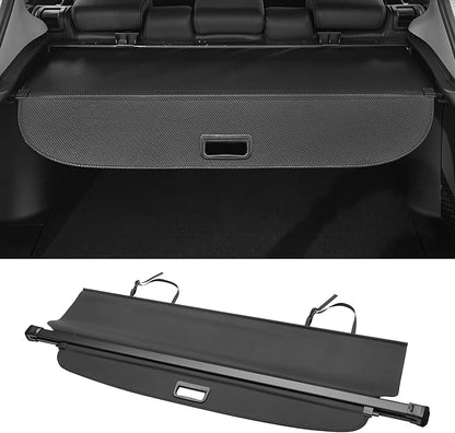 Motoforti Car Trunk Retractable Cargo Cover for Honda CRV 2002-2006 Rear Trunk Parcel Shelf Luggage Security Shield Shade, Canvas, Gloss Black