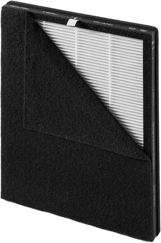 True 13 HEPA Filter Replacement Compatible with MK-AP01 / K2 / AP300 Air Purifier, H13 Grade, High Efficiency Replacement Filters for Pollen, Smoke, Dust, Pet Dander (1 Pack)