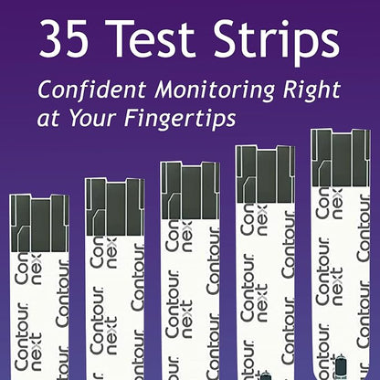 Ascensia CONTOUR NEXT Blood Glucose Diabetes Test Strips, 35 Count