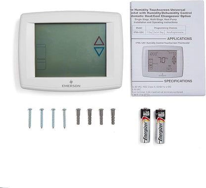 White-Rodgers 1F95-1291 7-Day Touchscreen Thermostat with Humidity Control