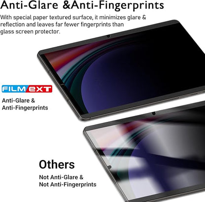 FILMEXT Magnetic Privacy Screen for Samsung Galaxy Tab S6 Lite (10.4 Inch, 2022/2020 Model),Anti Spy Anti Glare Anti Blue Light Eye Protection Matte Anti-Peeping Screen Filter-1Pack