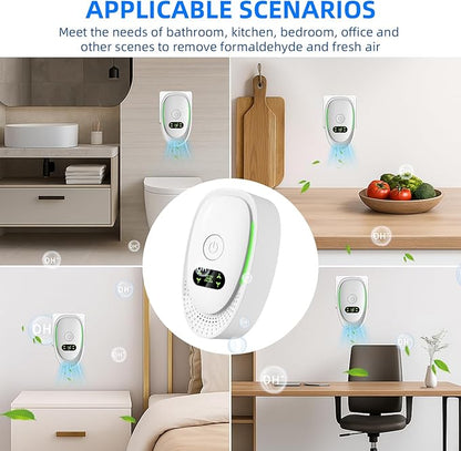 6 Pack Upgraded Plug in Air Purifiers for Home Air Ionizers for Dust Mites,Smoke & Pet Odor,Silent Ionizer Air Cleaners & Room Deodorizer Plug in,Dust Mite Killer for Bedroom,Office,Kitchen