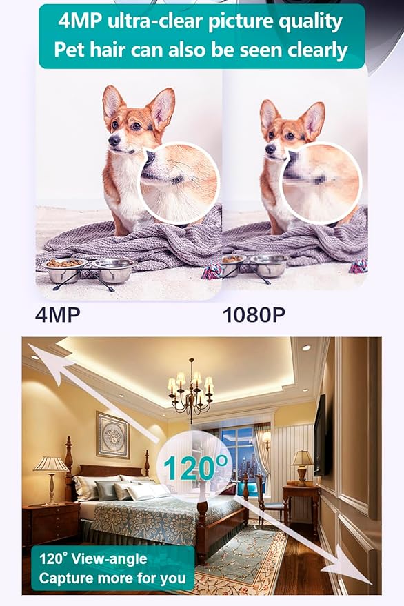 2026 Upgraded Hidden Camera - Outlet Camera - HD 2K Mini Wireless Nanny Cam Security Camera with Motion Detection - 120° Wide Angle for Discreet Pet Home Indoor Security (Grey)