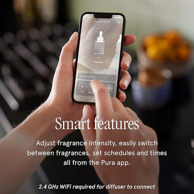 Pura x Glasshouse Home Scent Refill - Smart Air Diffuser - Hours of Luxury Fragrance per Refill - Home Essential - Clean & Safe Diffuser Fragrance - One Night in Rio