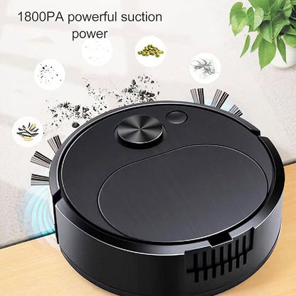 Zerodis Robot Vacuum Cleaner,Rechargeable Sweeping Vacuuming Mopping 3 in 1 Intelligent Sweeping Robot for Hard Floor Flat Ground Marble Tile Wooden Floor