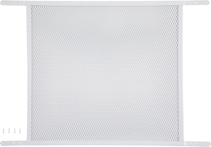 M-D Building Products 14182 Door Grille, Adjustable Fit for Doors 30" to 36" Wide, Easy-to-Install, Ideal for Residential and Commercial Use (White)