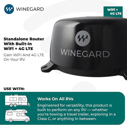 Winegard 434719 Connect 2.0 4G2 (WF2-435) 4G LTE and Wi-Fi Extender for RVs