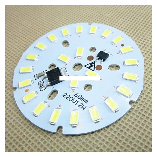 1pcs ac 220v SMD 5730 LED Lamp Bulbs PCB, Dimmable Integrated Smart IC Driver 3w 5w 7w 10w 12w 15w 18w 24w White & Warm White(Red,3W)