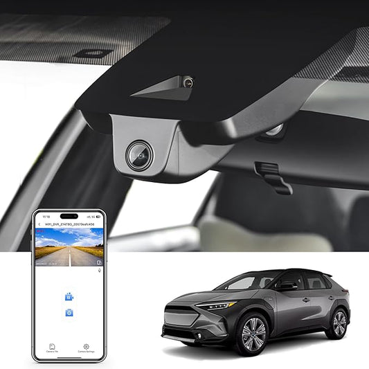 Mangoal 4K Dash Cam Custom fit for Subaru Solterra 2023 2024 2025 2026,Limited Premium Touring and More, Integrated OEM Look, UHD 2160P Video, App & WiFi, 64GB Card