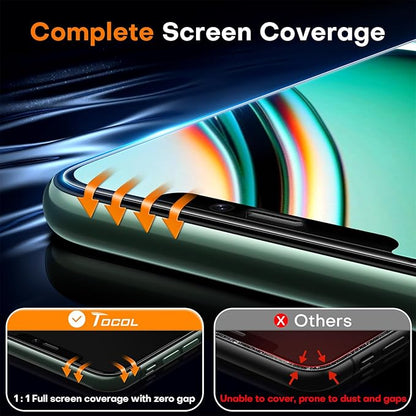 TOCOL for iPhone 11 Pro Screen Protector/iPhone Xs/iPhone X Screen Protector 9H Hardness Military Grade Shatterproof HD Tempered Glass Easy Installation Case Friendly 2 Pack