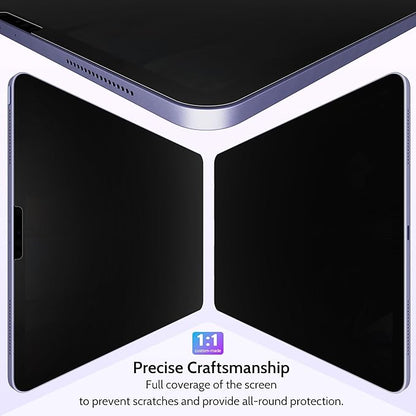 Peslv Privacy Screen Protector for iPad Air 5th/4th Gen & iPad Pro 11 (2018/2020/2021/2022), Anti Glare Blue Light Spy Filter Private Cover, High Sensitive Bubble-Free Black Security Screen