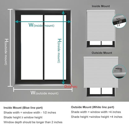 Changshade Motorized Cellular Shades Remote Control Light Filtering for Indoor Windows, Custom Size Smart Honeycomb Blinds Electric Automatic Solar Panel Compatible with Alexa, Google Home, Black