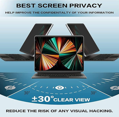 Magnetic iPad Mini 6 Privacy Screen Protector 8.3 inch 2021, FILMEXT Removable & Reusable Anti Glare Anti Blue Light Spy Filter, Anti Scratch Screen Protector for iPad Mini 6th Generation [Landscape