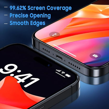 Uyiton for iPhone 14 Pro Max Matte Screen Protector, Anti-Fingerprint [Easy to Install] Anti-Reflection Shatterproof Full Coverage [Case Friendly] Anti-Glare 9H Tempered Glass Screen Cover, 2 Packs