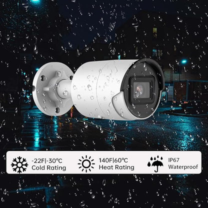 4K 8MP DS-2CD2083G2-I 2.8mm Hik AcuSense PoE Bullet IP Camera Outdoor Indoor, Human/Vehicle Detection, H.265+, IP67 Waterproof, 131ft Night Vision, Replacement of DS-2CD2083G0-I, DS-2CD2085FWD-I