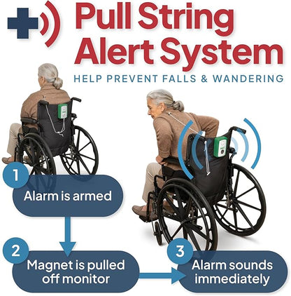 Basic Pull String Alarm for Fall Prevention and Anti-Wandering by Smart Caregiver - BPS-01