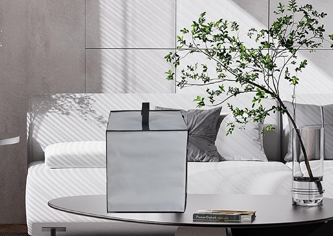 Dust Cover for Air Purifiers - Compatible with MORENTO HY4866 Air Purifiers/MK04 Air Purifiers/AMEIFU sferf-30 Air Purifiers (Silver Grey)