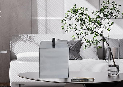 Dust Cover for Air Purifiers - Compatible with MORENTO HY4866 Air Purifiers/MK04 Air Purifiers/AMEIFU sferf-30 Air Purifiers (Silver Grey)