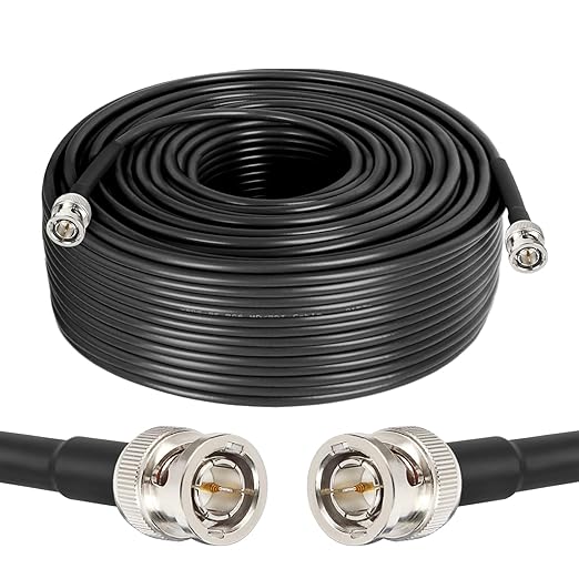XRDS -RF 12G SDI Cable 250FT, SDI Video Cables 3G/6G/12G 75ohm BNC Male Cable Supports HD-SDI/3G/6G-SDI/4K/8K for Video Security Camera SDI Converter