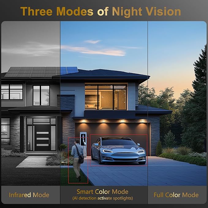 [Active Deterrent] - Anpviz 16 Channel 4K PoE Security Camera System with Two Way Audio, AI Human Vehicle Detection,12x 8MP Wired IP Turret Cameras Outdoor, 16CH 12MP PoE NVR with 4TB HDD for Business