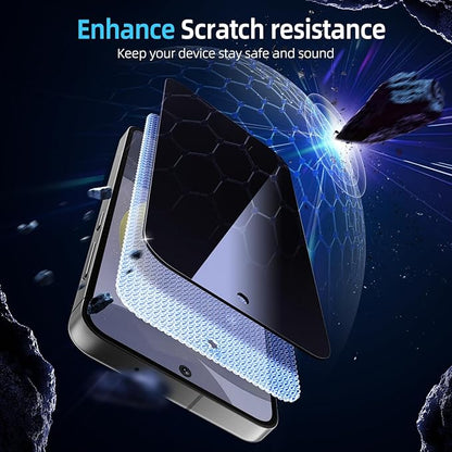 X-it for Samsung Galaxy S25 Plus Screen Protector Privacy 6.7" [Auto Alignment/Dust Removal],Bubble-Free,[100% Ultrasonic Fingerprint ID] Easy Installation Full Coverage Anti-Spy [Non-Glass] 2 Packs