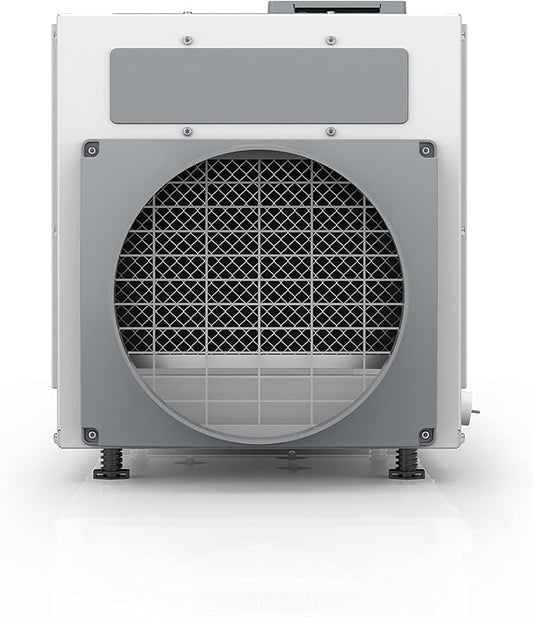 AprilAire E100 Pro 100-Pint Whole-House Dehumidifier + Model 76 Wall Mount Control, Commercial-Grade Dehumidifier for Basement, Crawlspace, or Whole House up to 5,500 sq. ft.