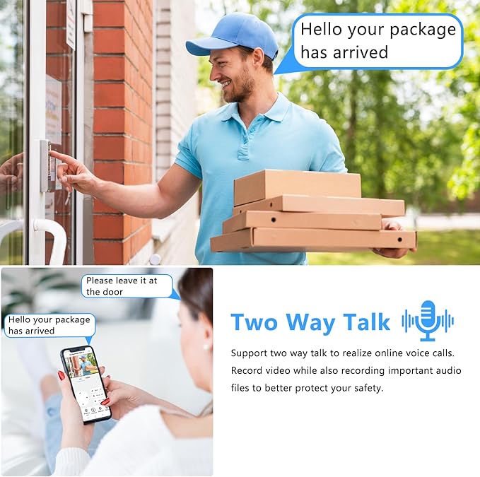 4K 8MP Dual Lens PoE IP Security Camera with 180° Ultra Wide Viewing Angle, 2 Way Talk, Human Detection, SD Card Slot(256GB), Full Color/IR2.0 Night Vision, Compatible with Third-Party NVRs